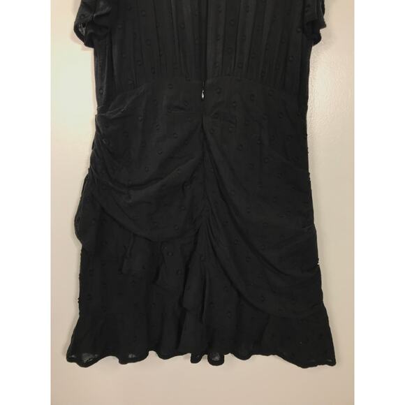 Revolve Tularosa Jude Black Eyelet Short Mini Dress Medium Cocktail LBD Summer - Picture 10 of 13